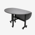 Table pliante sur roulettes