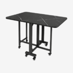 Table pliante compacte avec roulettes – Image 2