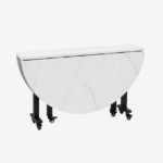 Table ronde extensible avec plateau tournant – Image 2